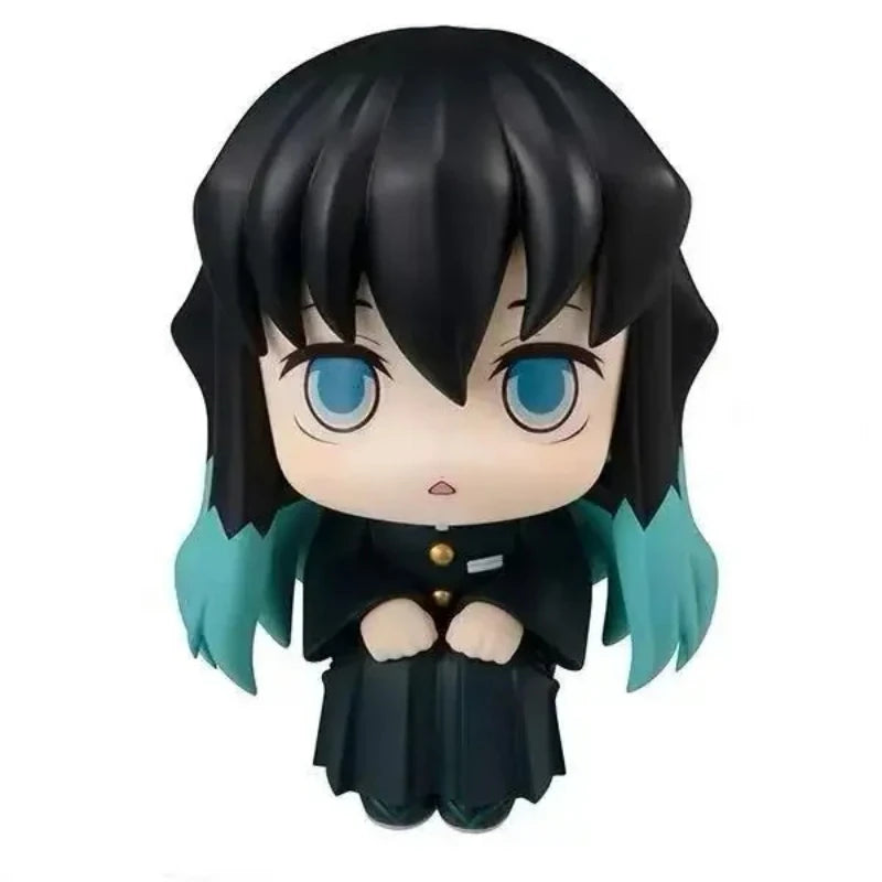 Demon Slayer Chibi Figures – Iguro Obanai / Muichiro Tokito | Cute Q-Version Anime Collectible Model Toy Gift