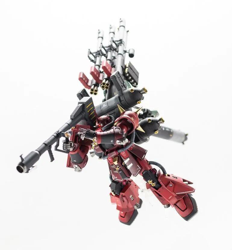 Psycho Zaku Thunder Universe Battlefront HG 1/144 Mech Assembly Model Kit Action Figures Desktop Decoration Gift Collectible