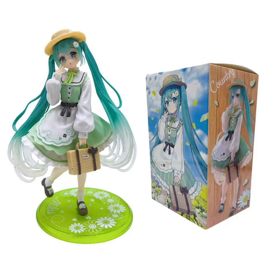 Hatsune Miku Fashion Figure – 20cm Original Taito Country Style PVC Anime Collectible Birthday Gift Doll