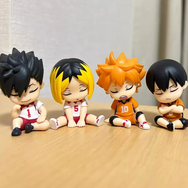 Haikyu Blind Box Shoulder Lean Figures – Kageyama Tobio / Kenma Kozume Cute PVC Model Toy Ornament Gift for Anime Fans