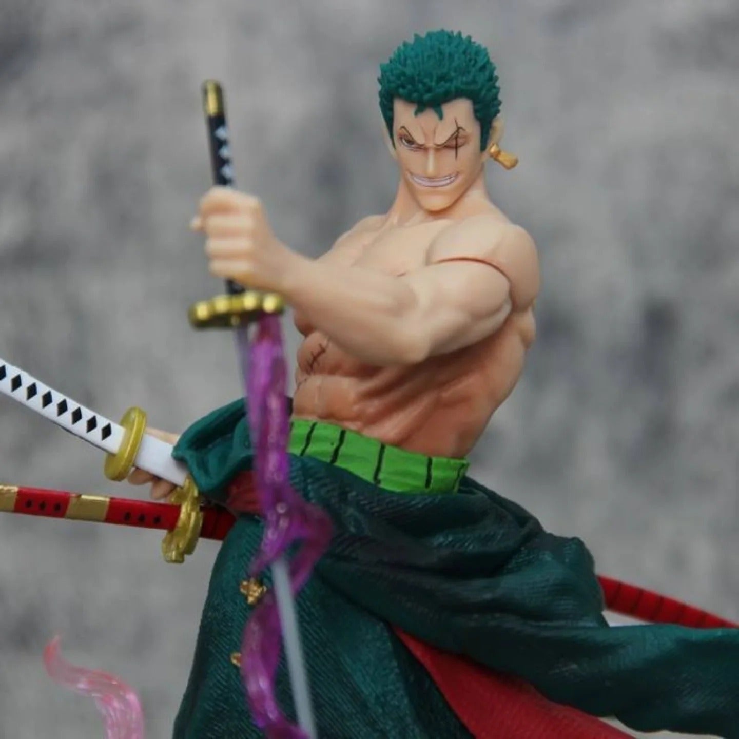 Comic Doll Bathing Blood Roronoa Zoro PVC 21cm Action Doll Series Exquisite Model Birthday Gift Doll