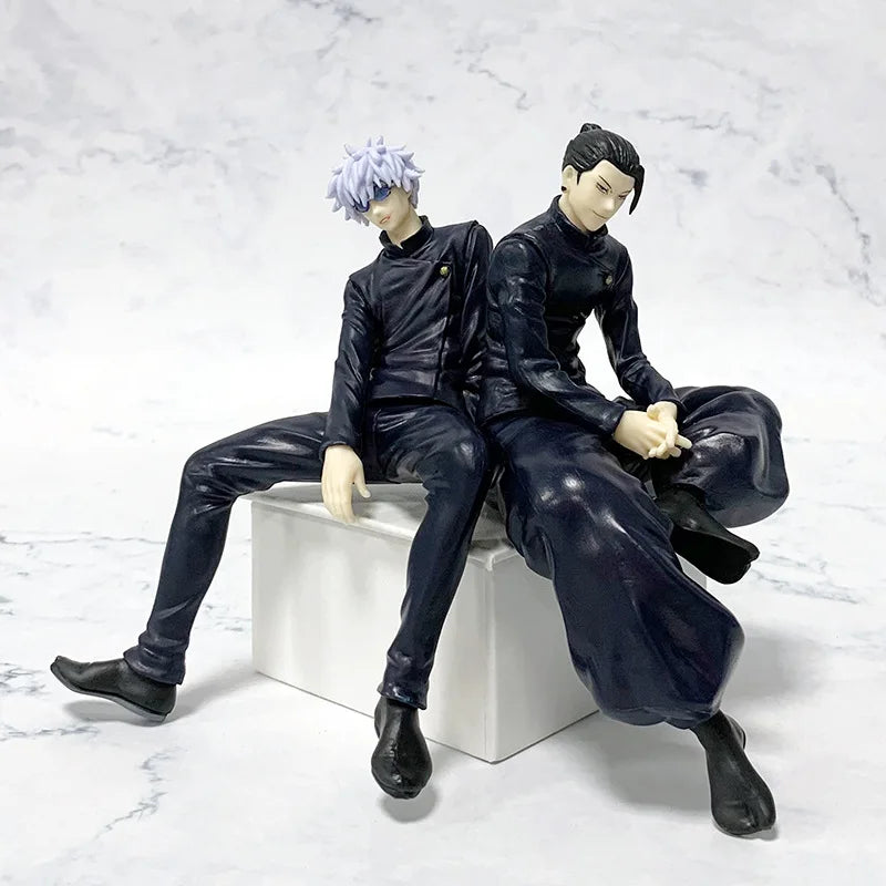 13.5cm Jujutsu Kaisen Figures – Satoru Gojo & Suguru Geto PVC Mini Collectible Model Toys Shelf Display Gift
