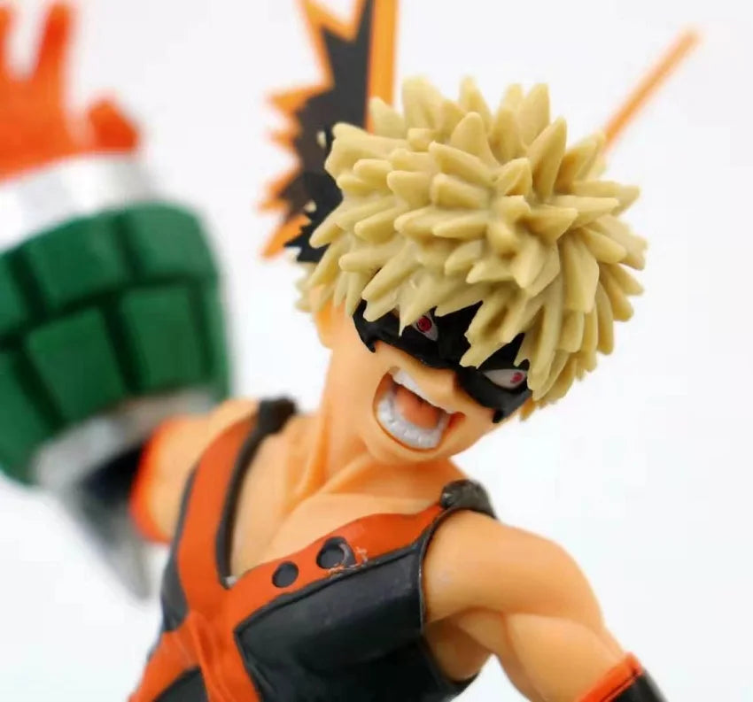 MHA Anime Figures – Shoto Todoroki / Katsuki Bakugo / Izuku Midoriya PVC Action Statues | Collectible Model Toy Gift for Fans