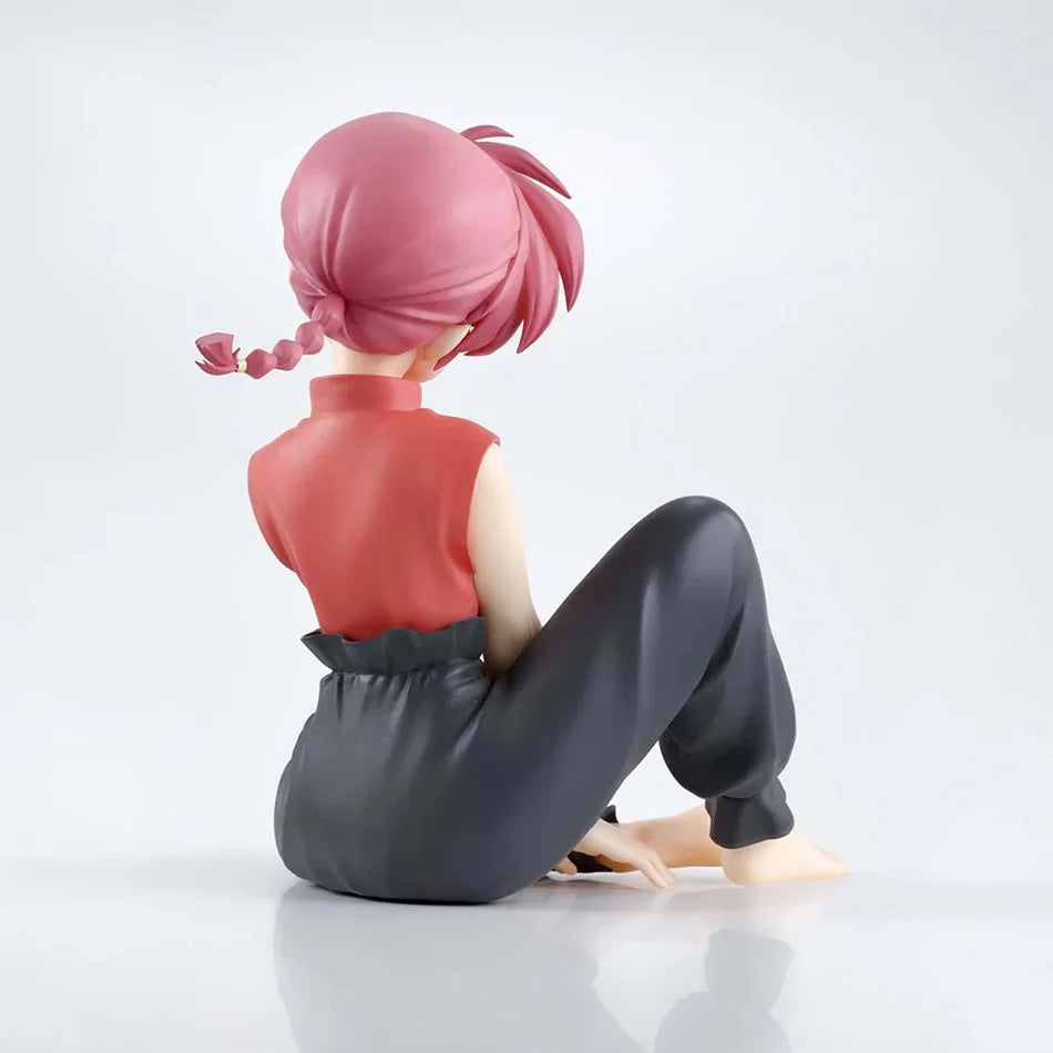 Ranma 1/2 Anime Figure | 13cm Ranma & Akane Sitting Pose PVC Collectible Toy
