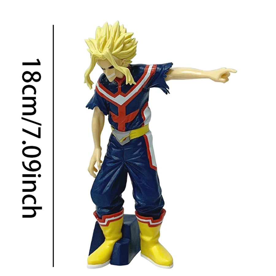 All Might / Midoriya / Bakugo Figure – 18cm MHA PVC Anime Action Model Collectible Toy for Fans