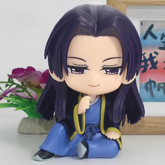 Maomao & Jinshi Sitting Figures – 11.5cm The Apothecary Diaries Anime Mini PVC Model Toys | Cute Home Decor Gift for Fans