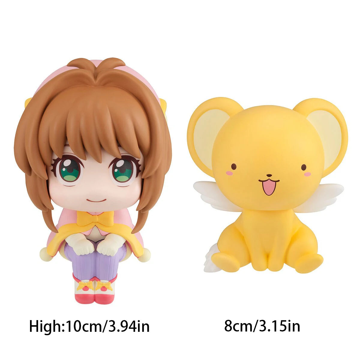 10cm Magical Girl Look-Up Style Figure – Q Version Cute PVC Collectible Model with Small Guardian Mascot Toy Gift