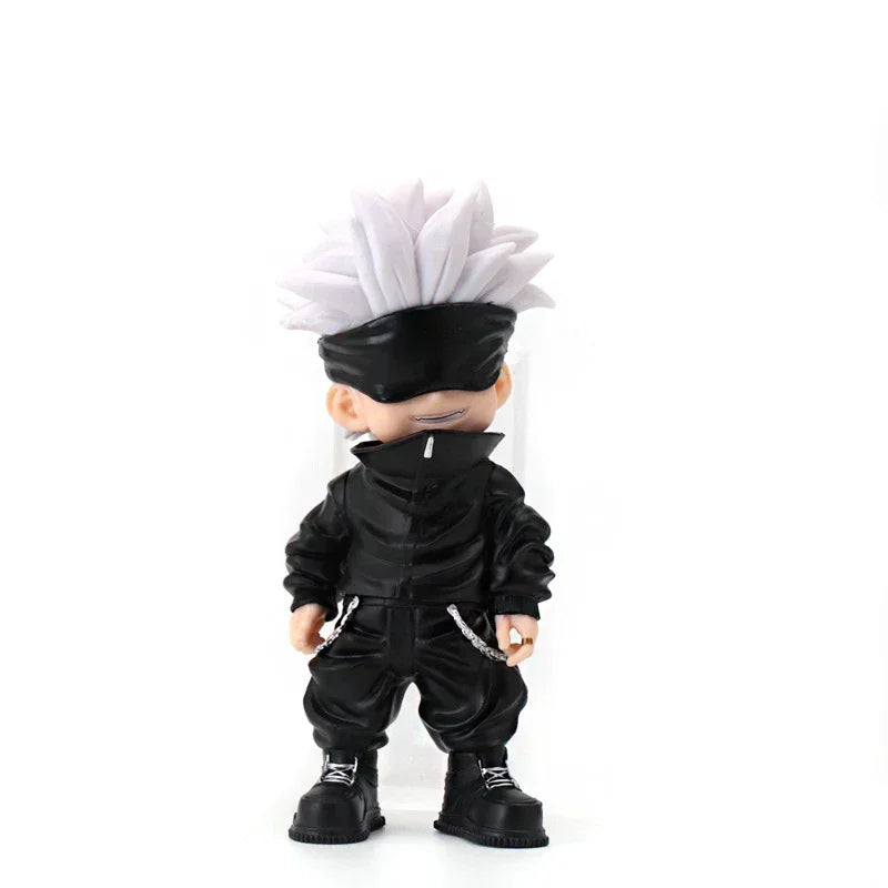 Cute Jujutsu Kaisen Figures – Gojo Satoru & Ryomen Sukuna PVC Mini Collectible Model Toys Gift for Anime Fans