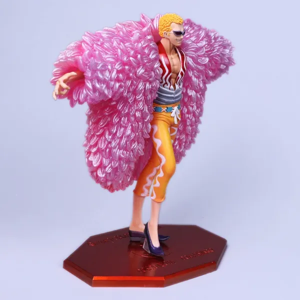 26CM Anime One Piece Donquixote Doflamingo Battle Ver. GK PVC Action Figure Statue Collectible Model Kids Toys Game Doll Gifts