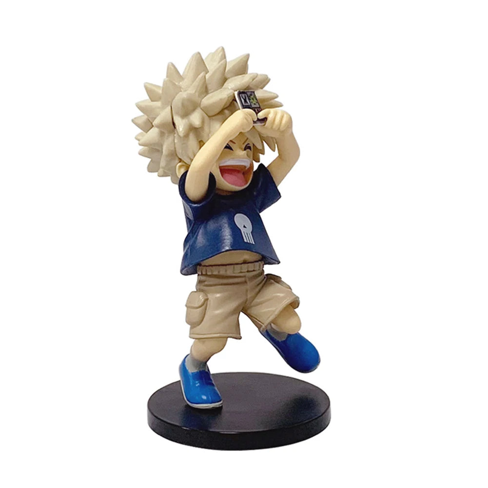 Cute MHA Q-Version Figure – Katsuki Bakugo & Midoriya Izuku Anime Heroes PVC Action Model Collectible Toy Gift for Fans