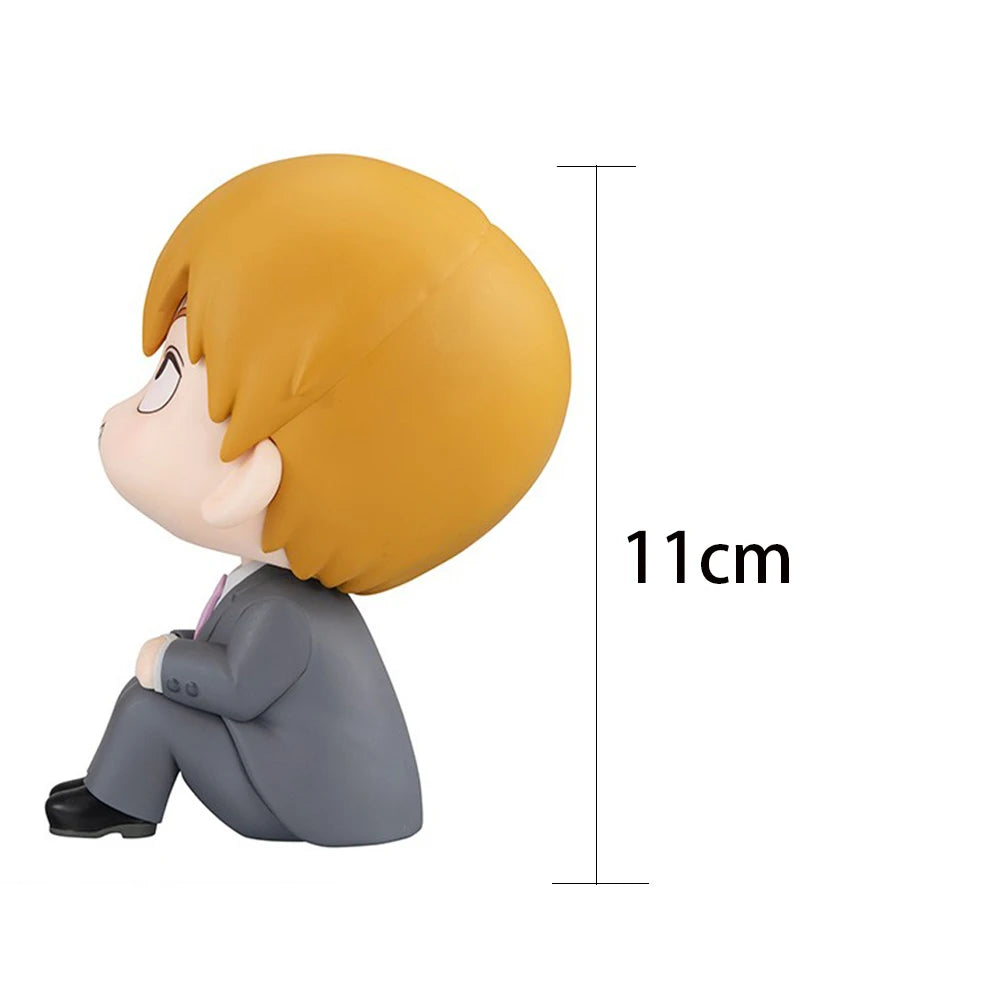 Mob Psycho 100 Anime Figure | Reigen Arataka & Kageyama Shigeo Look-Up Style Collectible | 10cm PVC Model Toy Birthday Gift