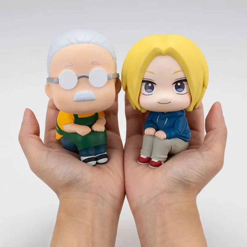 Sakamoto Days “Look Up” Anime Figures | Shin Asakura & Taro Sakamoto Q Version PVC Collectibles