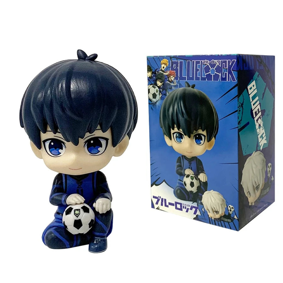 Blue Lock Q-Version Figures – Nagi Seishiro / Isagi Yoichi | 9cm Cute PVC Anime Collectible Model Toy Gift
