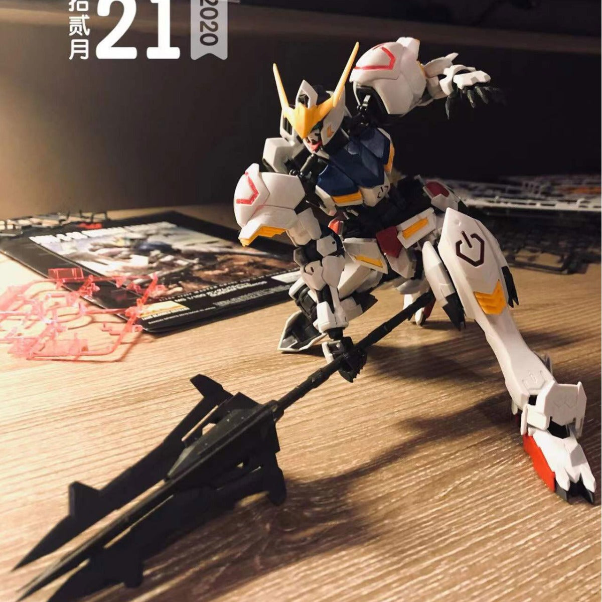 ASW-G-08 Barbatos HG1/144 Iron Blood Orphan Corps Assemble The Model Action Figures Mecha Toy Gift Decoration Collectible