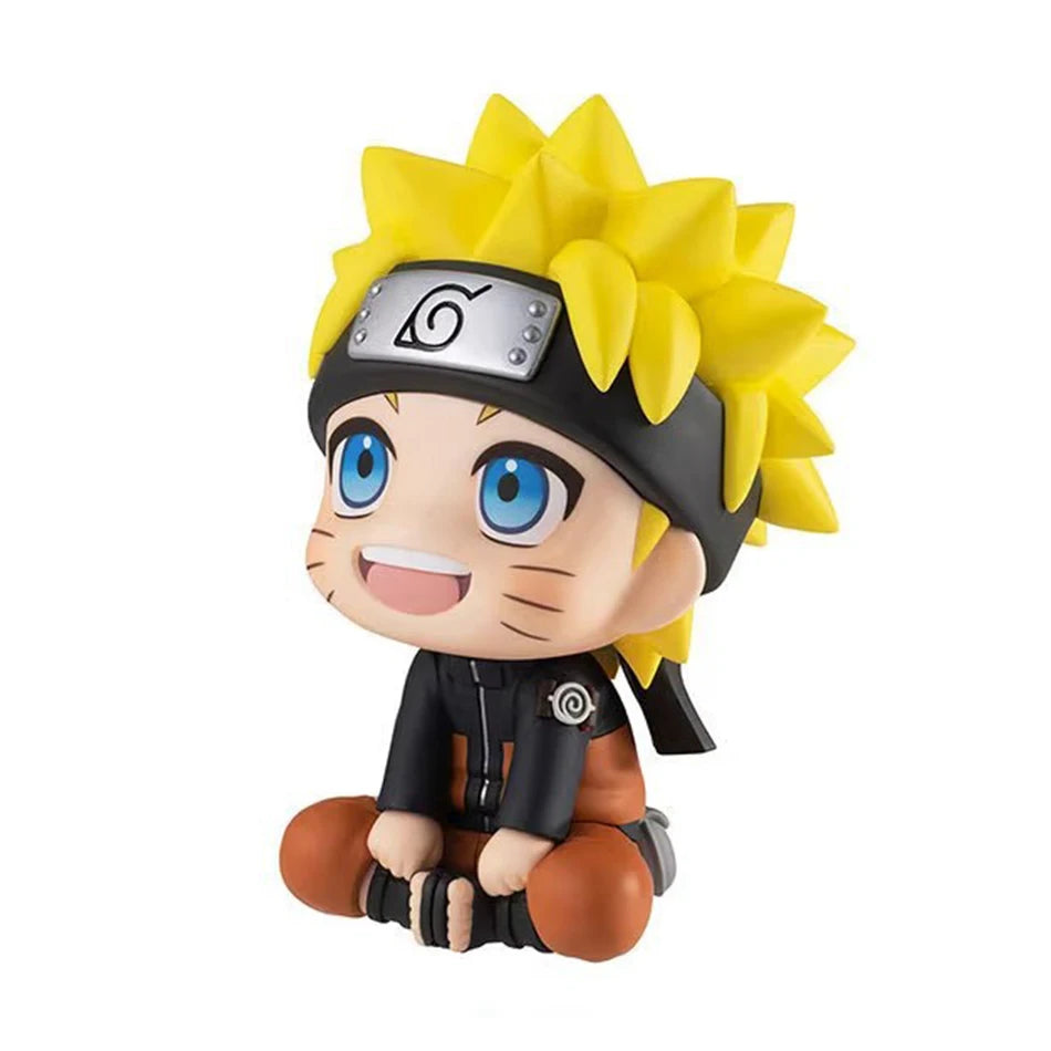 Naruto Anime Mini Figures – Naruto, Sasuke, Kakashi, Itachi | 9cm Cute Chibi PVC Action Model Collectible Toys