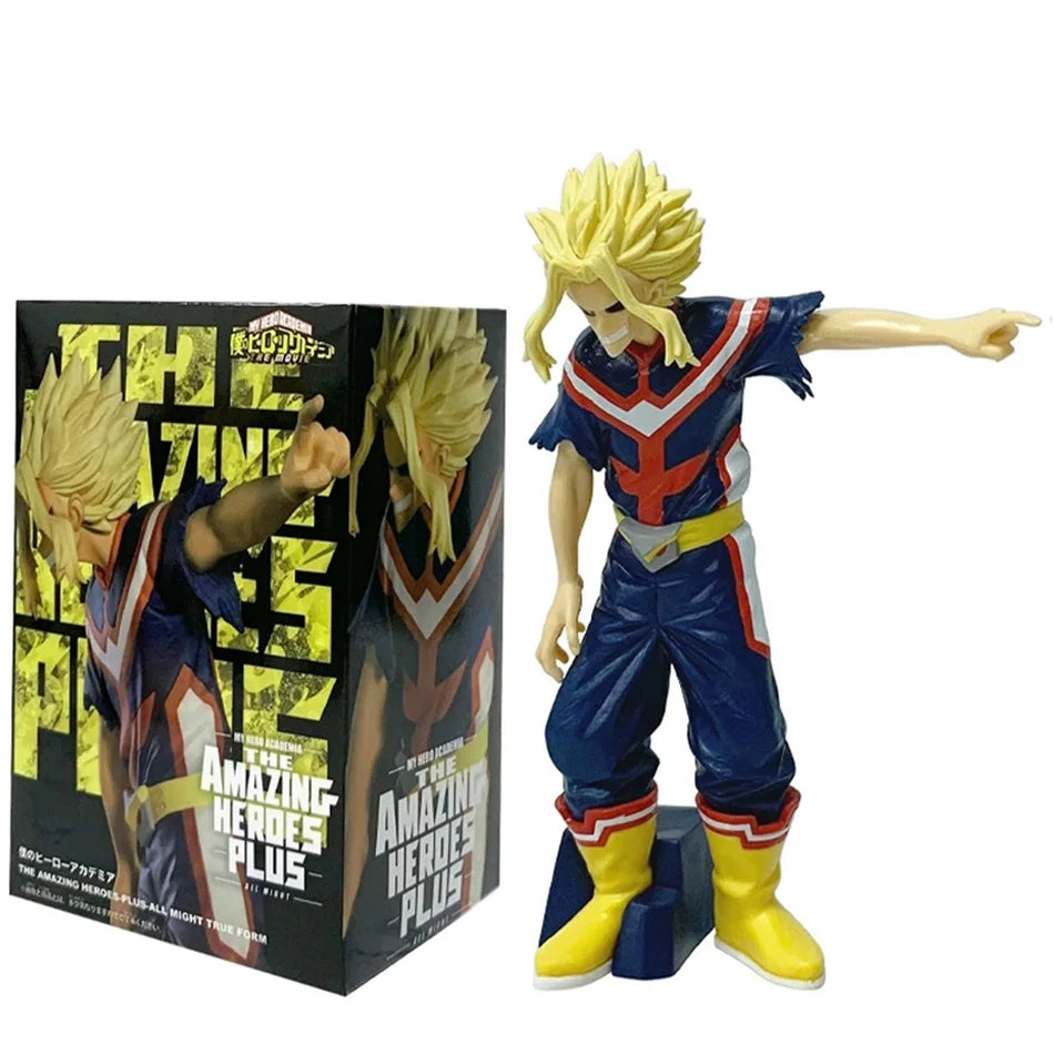 All Might / Midoriya / Bakugo Figure – 18cm MHA PVC Anime Action Model Collectible Toy for Fans