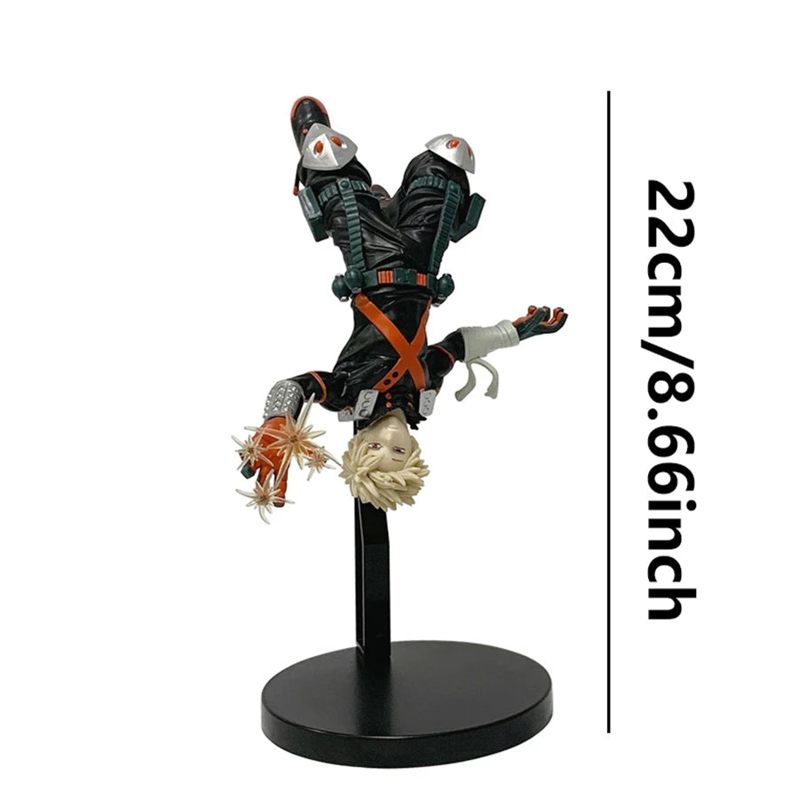 22cm MHA Figure – Katsuki Bakugo Hero Action Statue | Anime Collectible PVC Model Toy for Display & Gift