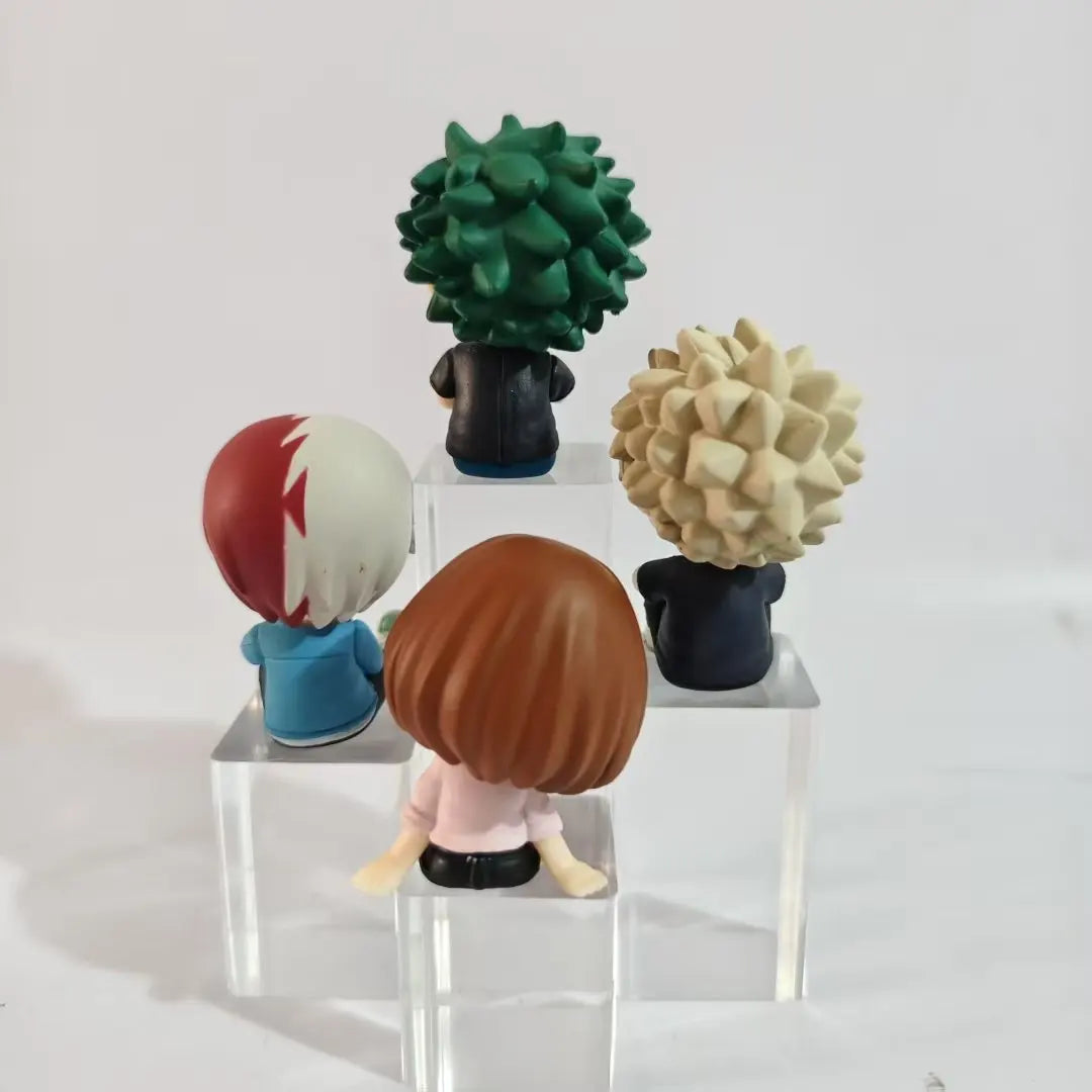 MHA 4PCS Cute Sleeping Figures — Mini PVC Anime Heroes Set | My Hero Academia Collectible Model Toys Gift