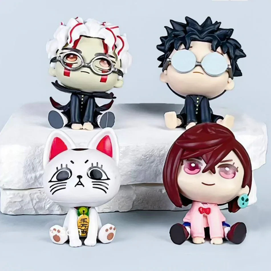 Dandadan 4-Piece Figure Set | Momo Ayase, Okarun & Characters | PVC Collectible Action Model Decor