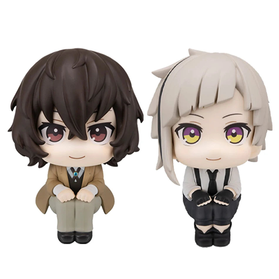 Bungou Stray Dogs Look Up Figures – Nakajima Atsushi & Dazai Osamu | Cute Q-Version Anime Model Collectibles Gift