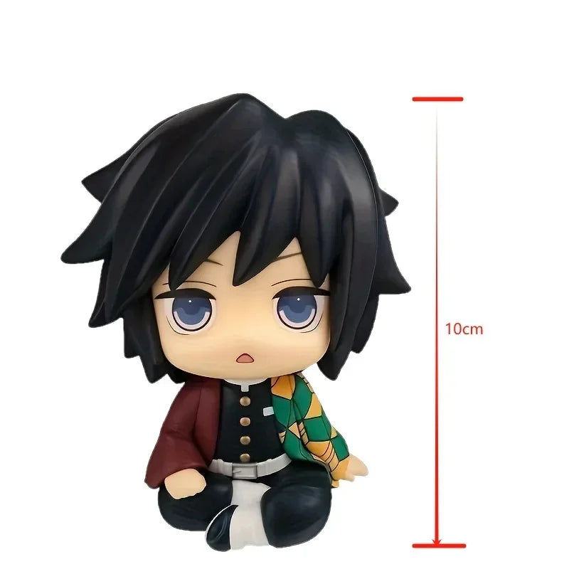 Demon Slayer Chibi Figures – Iguro Obanai / Muichiro Tokito | Cute Q-Version Anime Collectible Model Toy Gift