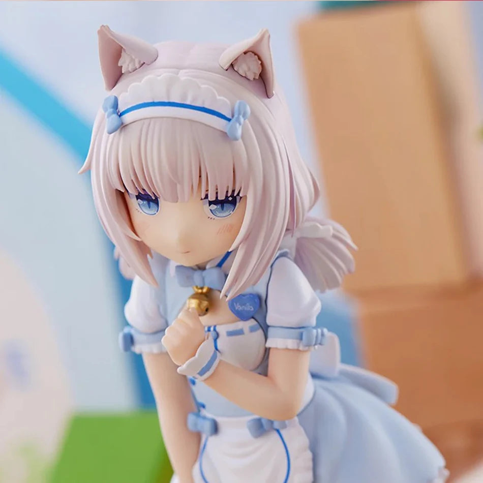 Nekopara Anime Figure – Chocola & Vanilla 18cm Cute Stand PVC Model | Catgirl Collectible Décor Gift