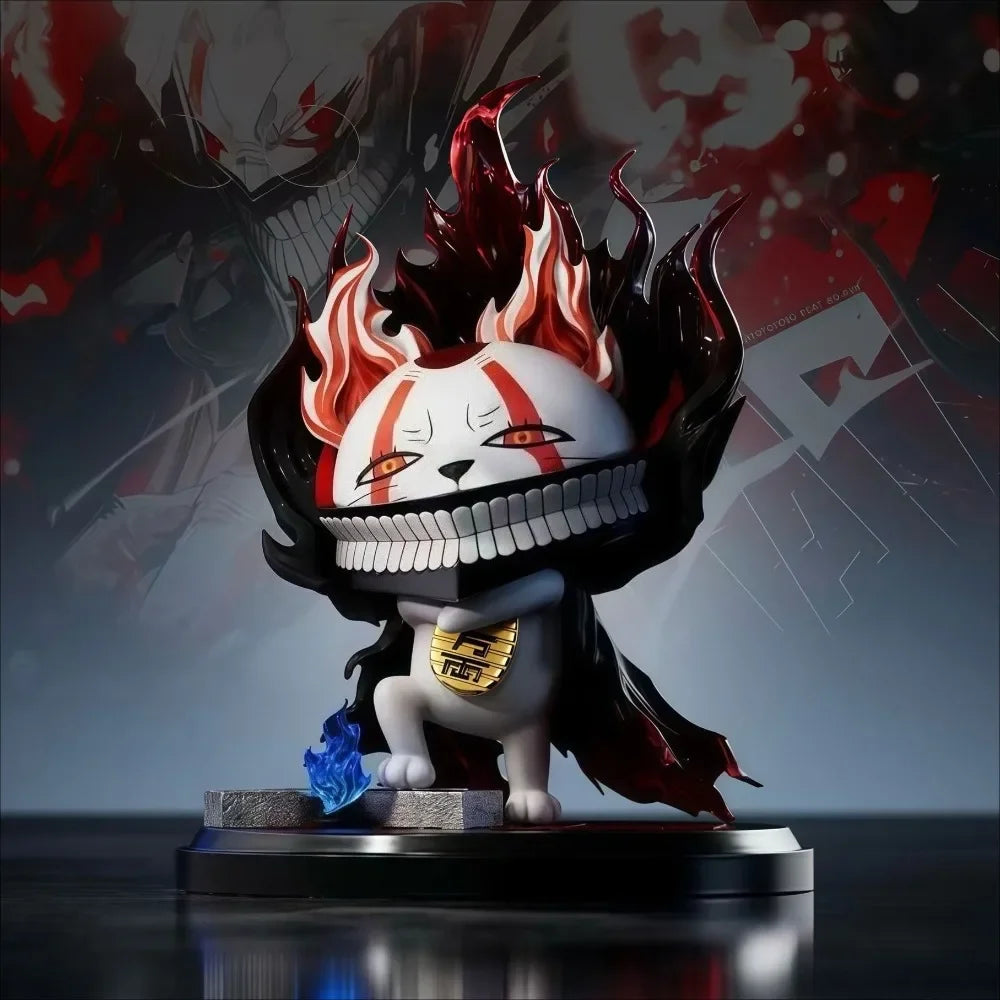 Dandadan Turbo Granny Lucky Cat Figure | Poseable Maneki Neko Anime Collectible Model Gift