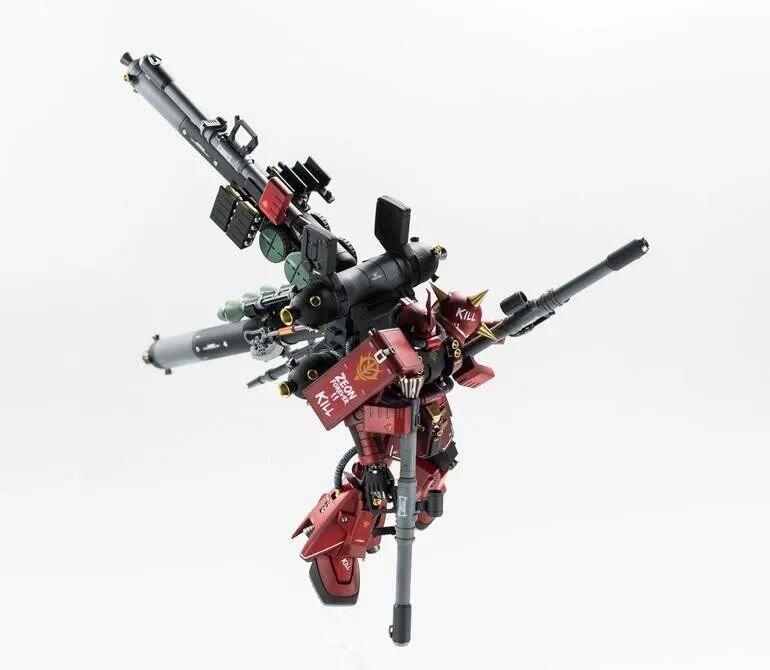 Psycho Zaku Thunder Universe Battlefront HG 1/144 Mech Assembly Model Kit Action Figures Desktop Decoration Gift Collectible