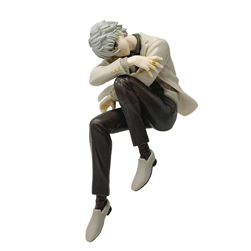 Blue Lock Inspired Reo & Nagi Sitting Pose Figure — Trendy Anime PVC Collectible Model Desk Decoration Gift for Fans