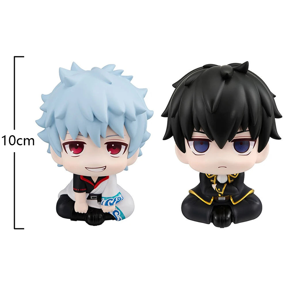 Gintama Look Up Anime Figure – Sakata Gintoki / Hijikata Toushirou | 10cm Q-Version PVC Collectible Model Toy Gift