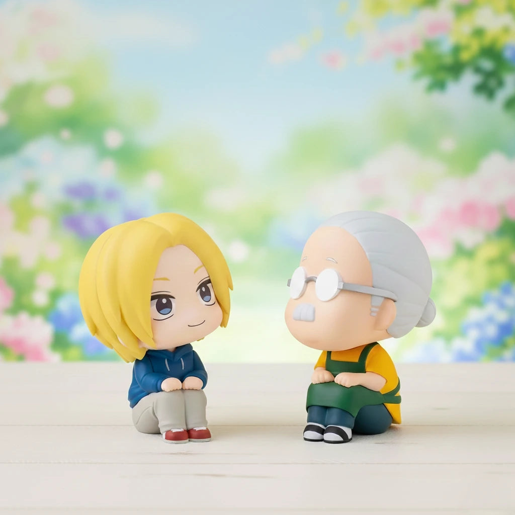 Sakamoto Days “Look Up” Anime Figures | Shin Asakura & Taro Sakamoto Q Version PVC Collectibles