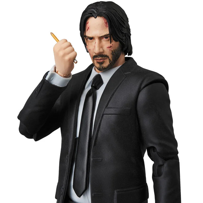 Mafex 085 John Wick with Dogs PVC Collectible Joints Moveable Action Figure Toy