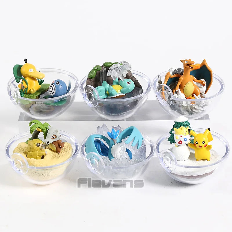 Pokemon Terrarium Collection Figure Vol.8 Gardevoir Farfetch'd  Growlithe Mewtwo Cleffa Phanpy Raikou