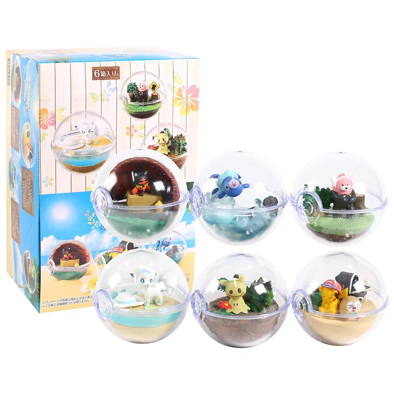 Pokemon Terrarium Collection Figure Vol.8 Gardevoir Farfetch'd  Growlithe Mewtwo Cleffa Phanpy Raikou