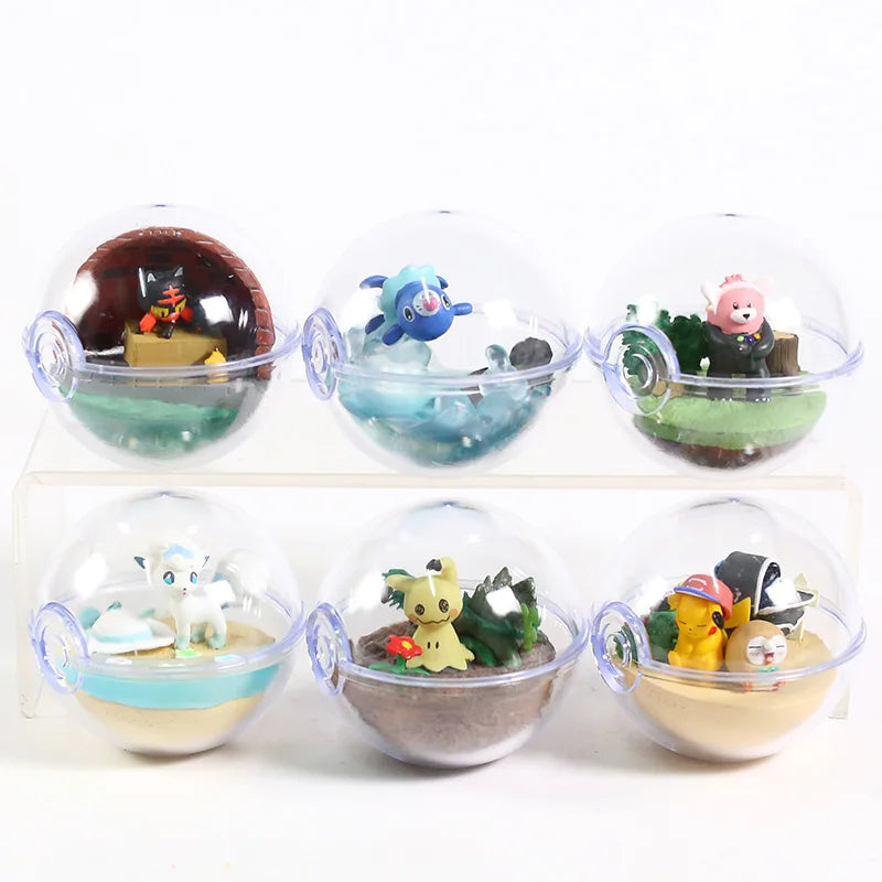 Pokemon Terrarium Collection Figure Vol.8 Gardevoir Farfetch'd  Growlithe Mewtwo Cleffa Phanpy Raikou