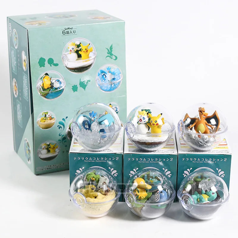 Pokemon Terrarium Collection Figure Vol.8 Gardevoir Farfetch'd  Growlithe Mewtwo Cleffa Phanpy Raikou