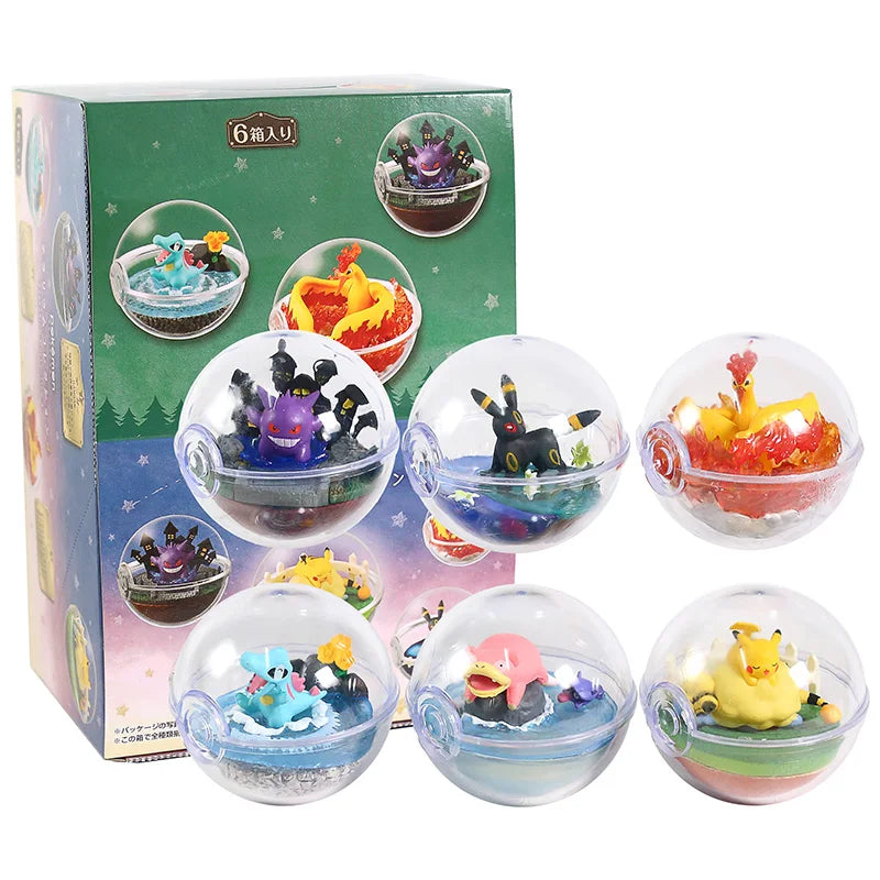 Pokemon Terrarium Collection Figure Vol.8 Gardevoir Farfetch'd  Growlithe Mewtwo Cleffa Phanpy Raikou