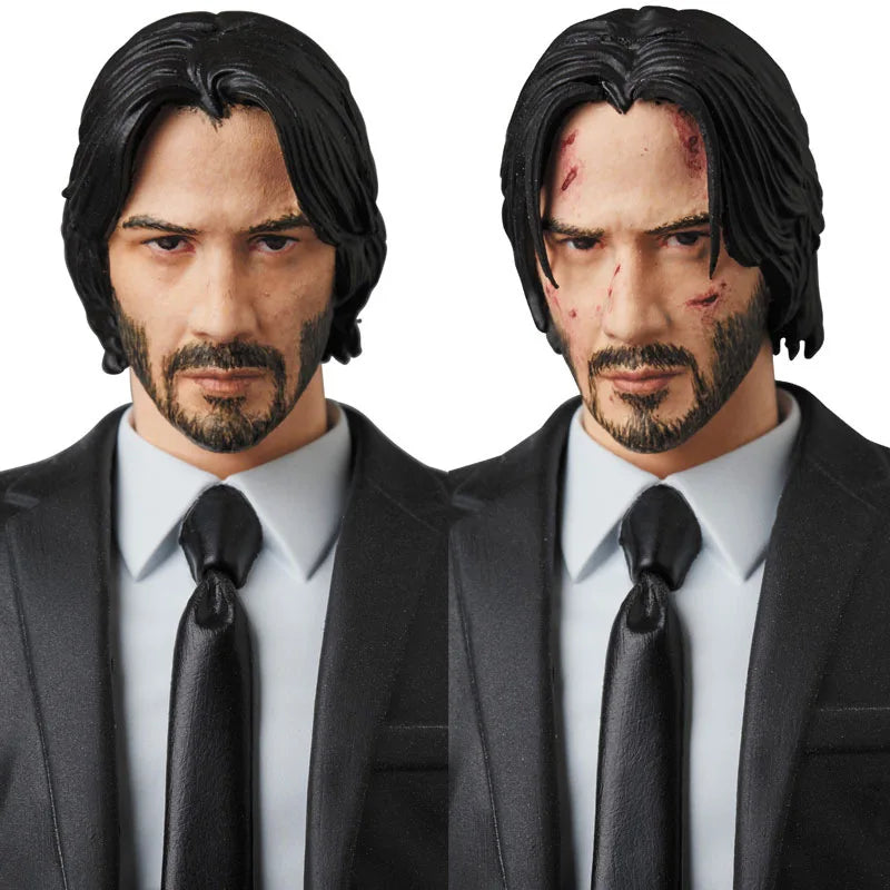 Mafex 085 John Wick with Dogs PVC Collectible Joints Moveable Action Figure Toy