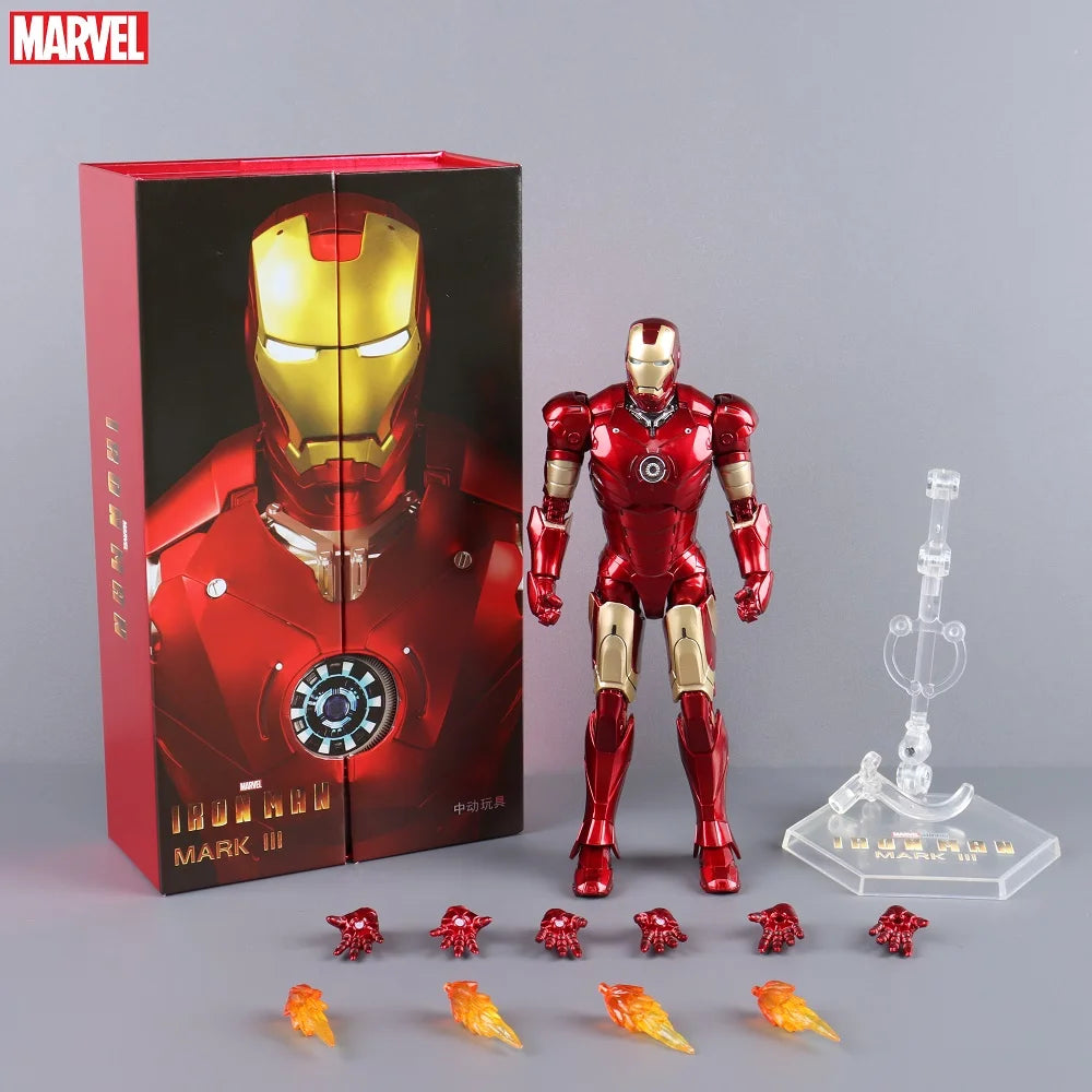 ZD Original Iron Man Legends Mk42 War Machine MK1 MK2 MK3 MK4 MK5 MK6 MK7 Spider Man Avengers Infinity War Action Figure
