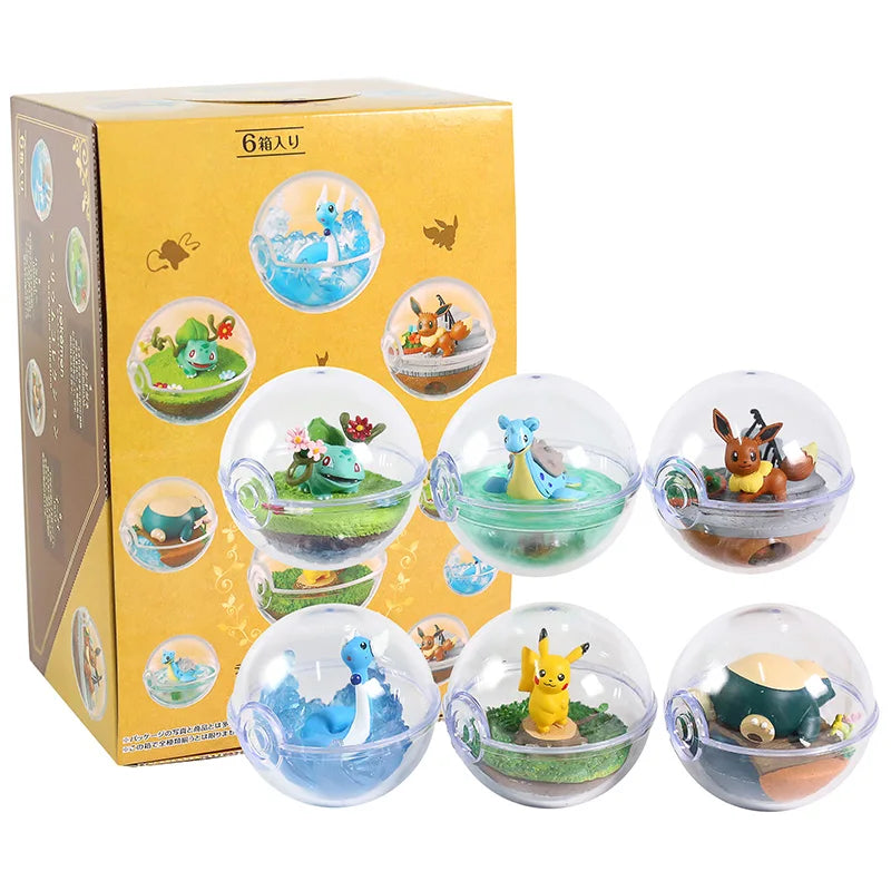 Pokemon Terrarium Collection Figure Vol.8 Gardevoir Farfetch'd  Growlithe Mewtwo Cleffa Phanpy Raikou