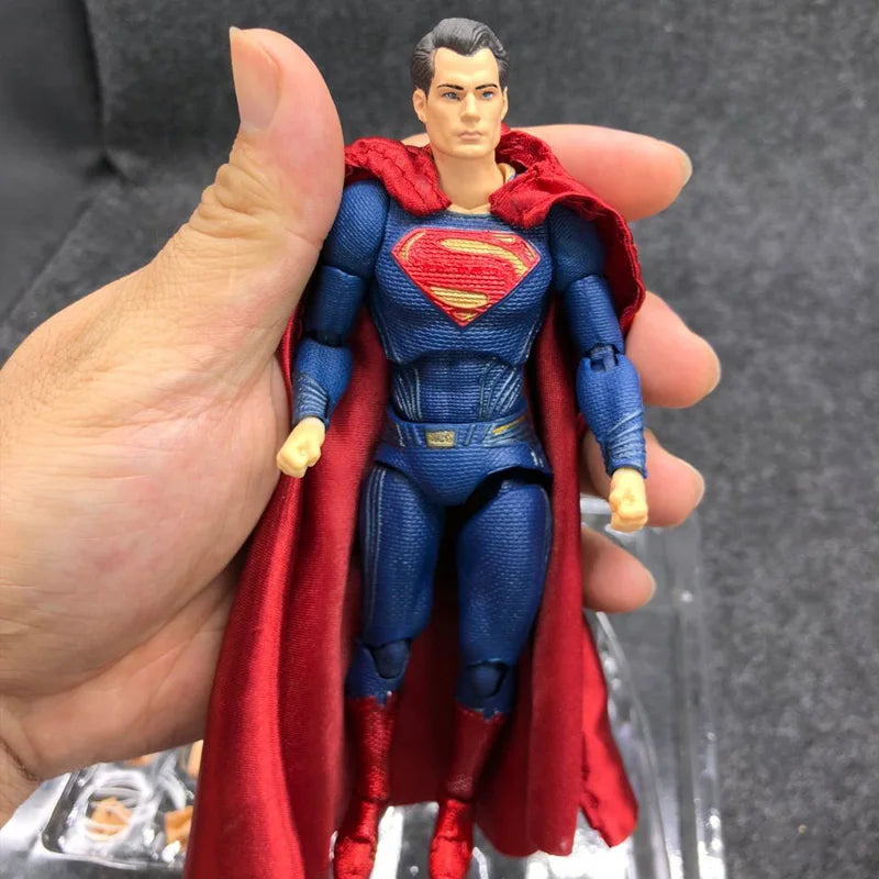 16cm DC Superman MAFEX 057 Justice League Super Man Action Figure Collection Model BJD Gift Toys