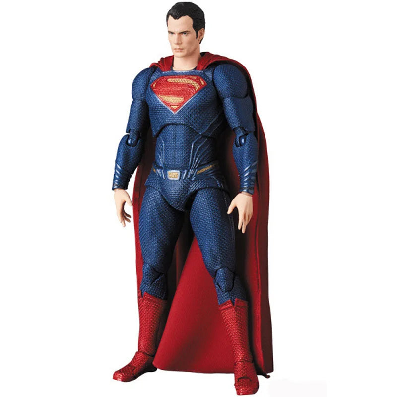 16cm DC Superman MAFEX 057 Justice League Super Man Action Figure Collection Model BJD Gift Toys