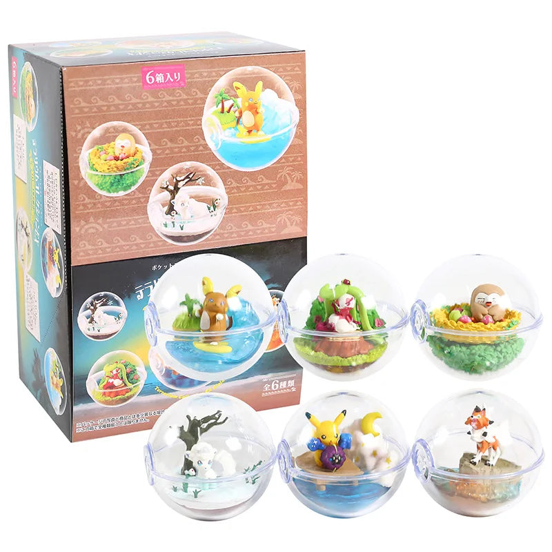 Pokemon Terrarium Collection Figure Vol.8 Gardevoir Farfetch'd  Growlithe Mewtwo Cleffa Phanpy Raikou