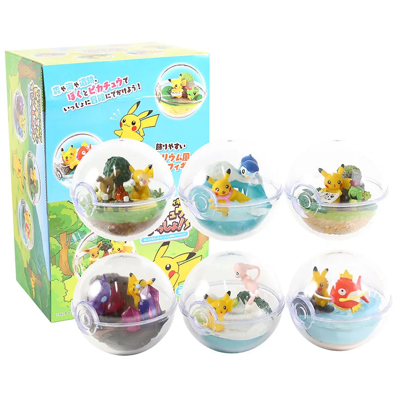 Pokemon Terrarium Collection Figure Vol.8 Gardevoir Farfetch'd  Growlithe Mewtwo Cleffa Phanpy Raikou