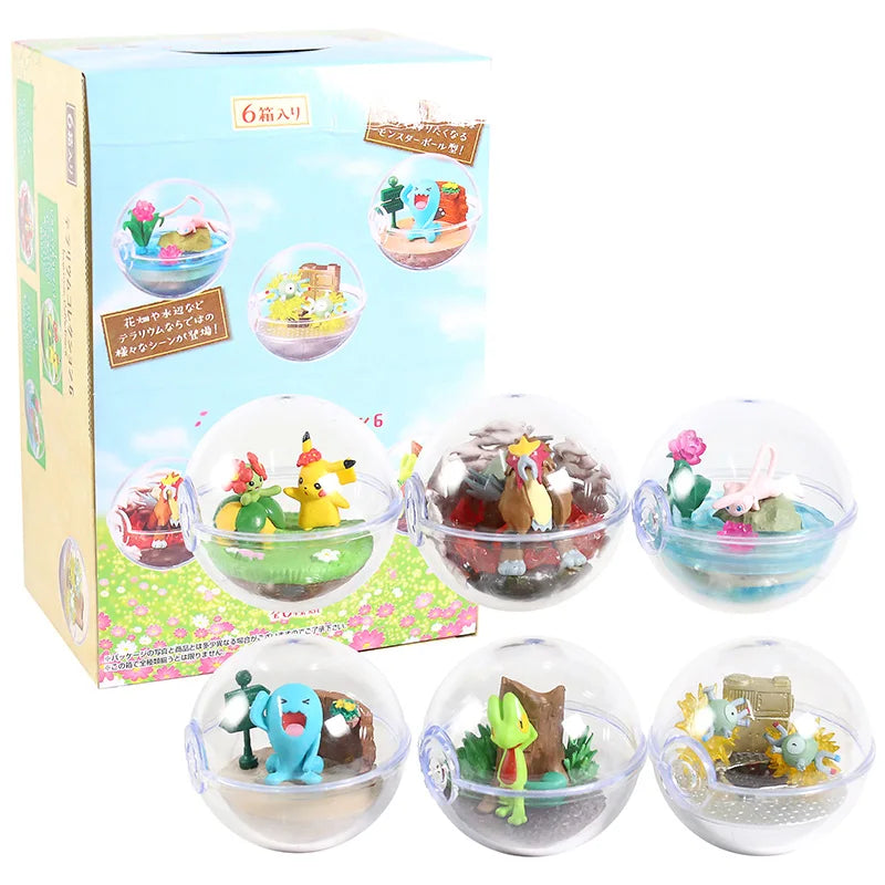 Pokemon Terrarium Collection Figure Vol.8 Gardevoir Farfetch'd  Growlithe Mewtwo Cleffa Phanpy Raikou