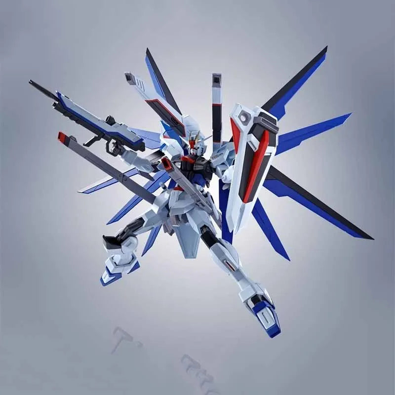 Bandai Original MODEL KIT ROBOT SPIRITS FREEDOM GUNDAM Action Figure Model Toys Gifts For boys Collectible Foam box sends