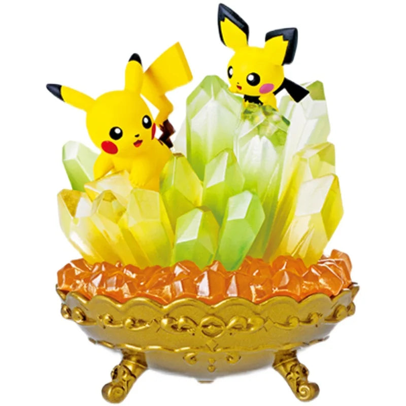 Pokemon Pikachu Flygon Chandelure Anime Figure Model Charizard Cartoon Doll Toys Collectible Figurines Ornaments for Kids Gifts