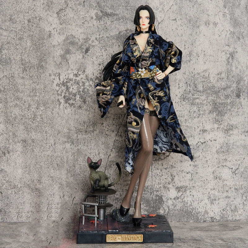 46cm Anime One Piece Boa Hancock Kimono Ver. GK PVC Action Figure Statue Collection Model Toys Sexy Girls Doll Gifts