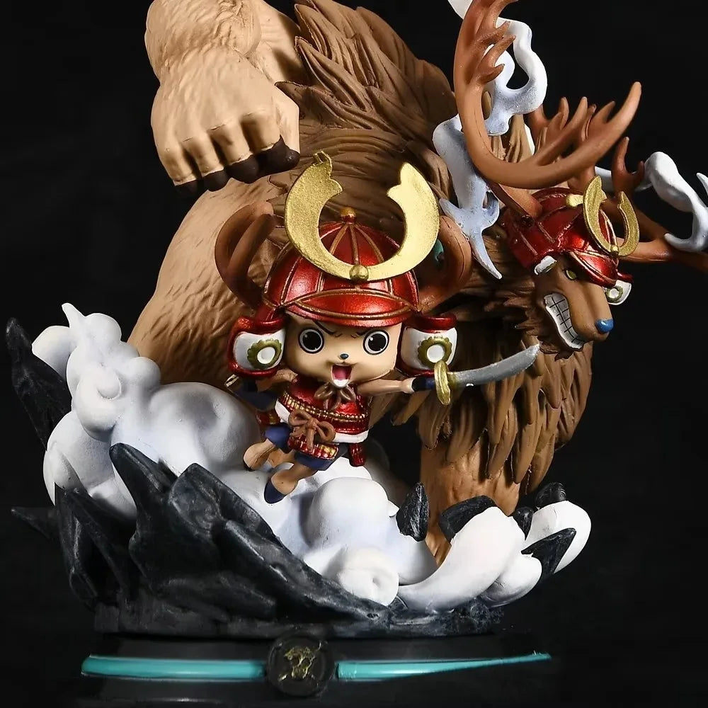 Anime One Piece The Island of Ghosts Tony Tony Chopper Battle Ver. GK PVC Action Figure Statue Collectible Model Kids Toys Doll