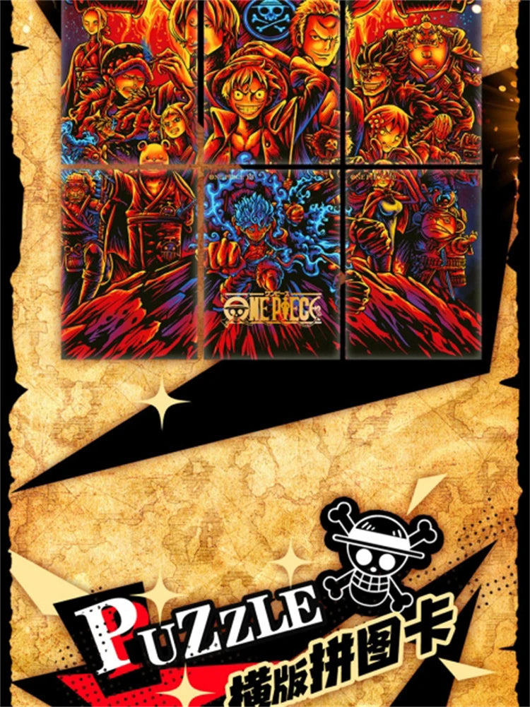 New One Piece Card Straw Hat Pirate Luffy Zoro Nami Classic Anime Character Collection Card Toys Gifts